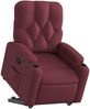 vidaXL Relaxsessel mit Aufstehhilfe Weinrot Stoff 3204713 Bild 3