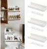 YMQHBS Küchenregal 3er-Set Wandregale für Küche Badezimmer, Set 3-tlg, Ohne Bohren Bild 1