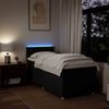 vidaXL Boxspringbett mit Matratze Schwarz 90x200 cm Stoff 3288879 Bild 5