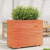 vidaXL Pflanzkübel Wachsbraun 90x40x72,5 cm Massivholz Kiefer 3282596 Bild 3