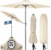 Kingsleeve Sonnenschirm, neigbar, Aluminium / Polyester beige, Ø 300 cm Bild 3