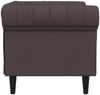 vidaXL Chesterfield-Sessel Dunkelbraun Stoff 372541 Bild 5