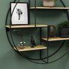 Wandregal Fyrk Eiche 55 x 55 cm Rund Vicco Bild 5