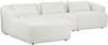 Ecksofa SVANSELE Bouclé Cremeweiß Rechtsseitig Bild 5