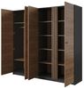 XL Küchenhängeschrank Rimini 90x96cm 2-türig matt Farbe: RAL 9010 reinweiß matt / grau RI-W4/90 Bild 4