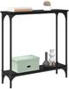 vidaXL Konsolentisch mit Regal Schwarz Eichen-Optik 75 x 22,5 x 75 cm 882195 Bild 3