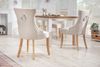 LebensWohnArt Stuhl Edler Stuhl MODAN beige Leinen mit Komfortgriff Bild 4