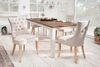 LebensWohnArt Stuhl Edler Stuhl MODAN beige Leinen mit Komfortgriff Bild 3