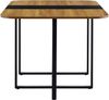 Zweifarbiger MDF‑Esstisch in Schwarz und Naturholz – Ideal für modern‑minimalistische und industrielle Stile Bild 3