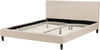 Polsterbett 'FITOU' Beige 160x200 cm Stoff Leinenoptik Bild 4