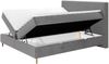 Boxspringbett Lorenka Cord, Beige, 180x200 cm Bild 3