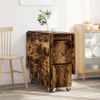 vidaXL Esstisch 2 pcs 140 x 80 x 77 cm Holzwerkstoff Geräucherte Eiche 3424936 Bild 4