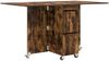 vidaXL Esstisch 2 pcs 140 x 80 x 77 cm Holzwerkstoff Geräucherte Eiche 3424936 Bild 2