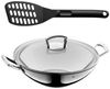 WMF Wok mit Glasdeckel 36 cm und Pfannenwender 31 cm, Set Bild 5