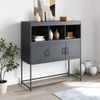 vidaXL Sideboard Anthrazit 100,5x39x107 cm Stahl 846592 Bild 3