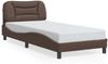 vidaXL Bettgestell ohne Matratze "Hvar" Braun 80x200 cm Kunstleder 3207962 Bild 2