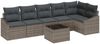 vidaXL Sofa Set mit Kissen 7 pcs Grau Poly-Rattan 3346749 Bild 2