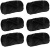 vidaXL Wohndecken 6 pcs Schwarz 150 x 200 cm Fleece 42016810 Bild 2