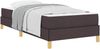 vidaXL Boxspringbett mit Matratze Dunkelbraun 90 x 190 cm Stoff 3398531 Bild 2