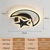 Lapalife Deckenleuchte Deckenlampe Dimmbar, Helligkeit Einstellbar, 3000K-6000K, Augenschutz, LED fest integriert, Memory-Funktion, Mit Fernbedienung, für Wohnzimmer, Schlafzimmer Bild 3