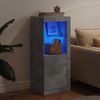 vidaXL Sideboard mit LED-Leuchten Betongrau 41x37x100 cm 836647 Bild 4