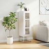vidaXL Highboard Weiß 36x39x123 cm Kaltgewalzter Stahl 853397 Bild 3