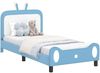 vidaXL Kinderbettgestell mit Kopfteil mit Kopfteil Blau 90 x 190 cm PU 42011094 Bild 2