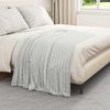 vidaXL Überwurfdecke Grau 150 x 130 cm Fleece 42016833 Bild 3