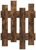 vidaXL Wandmontierter nachttisch Geräucherte Eiche 60 x 3 x 82 cm 874479 Bild 5