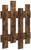 vidaXL Wandmontierter nachttisch Geräucherte Eiche 60 x 3 x 82 cm 874479 Bild 2
