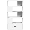vidaXL Bücherregal Weiß 100x36x189 cm Holzwerkstoff 3295324 Bild 3