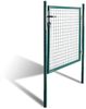 vidaXL Einzeltür-Gartentor 100x100 cm pulverbeschichteter Stahl 142030 Bild 3