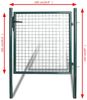vidaXL Einzeltür-Gartentor 100x100 cm pulverbeschichteter Stahl 142030 Bild 2