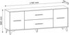 AX LIVING Sideboard mit Schubladen Fabriani 2T2S Eiche Riviera 179 cm Bild 2