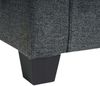Modular Sessel Loungesessel mit Ottomane Lyon, Stoff/Textil ~ anthrazit-grau Bild 5