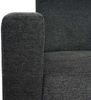 Modular Sessel Loungesessel mit Ottomane Lyon, Stoff/Textil ~ anthrazit-grau Bild 2