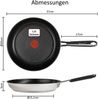 Tefal E76 Jamie Oliver - Set 1 - Induktionsgeeignete Edelstahl Bratpfanne 20 cm mit Titanium Antihaftbeschichtung, langlebig, pflegeleicht, energiesparend – inkl. Wender und Pfannenschoner Bild 2