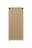 Finori Satos 02B Kommode / Schuhschrank, weiß | Schuhschrank für Flur | Maß: B x H x T ca. 50 x 110 x 34 cm | Schuhschrank mit Platz für bis zu 12 Paar Schuhe 1 Tür mit wechselbarem Türanschlag und 2 Einlegeböden und 3 Kunststoffstangen zur Schuhfixierung Kor... Bild 3