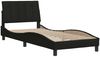 vidaXL Bettgestell ohne Matratze "Hanko" Schwarz 90x190 cm Stoff 3310358 Bild 4
