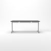 Rheinland Möbel Statio Schreibtisch 180x80 cm höhenverstellbar ±10 mm in Graphit – geräumiger Bürotisch für Homeoffice & Büro, C-Fuß, Kabelwanne, einfache Montage, FSC® zertifiziert Bild 2