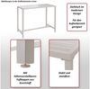 MCW Bartisch MCW-P91-T, Stabil und standfest Bild 4