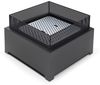 Fireplace Feuerschale Schwarz – Feuerstelle aus Stahl, 55 × 55 × 37 cm, 16 kg Bild 4