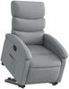 vidaXL Relaxsessel mit Aufstehhilfe Hellgrau Stoff 3203978 Bild 3