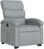 vidaXL Relaxsessel mit Aufstehhilfe Hellgrau Stoff 3203978 Bild 4