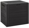 vidaXL Gartentruhe Braun 58,5x46x55 cm Polypropylen 152194 Bild 2