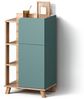 Livinity® Midischrank Marano, Blau-Grau/Sonoma, 50 x 90 cm mit Tür und Schublade (1-St) Bild 5