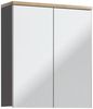 Spiegelschrank 60 cm SOLNA-56, Hochglanz grau, B x H x T ca. 60 x 70 x 20cm Bild 2