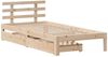 vidaXL Massivholzbett mit Schubladen 90x190 cm Massivholz Kiefer 3301996 Bild 3