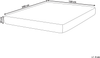 Memory-Schaummatratze WHISPER H2 3 Mittel 120 x 200 cm Bild 2