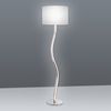 Stehleuchte chrom weiss Näve Aurelia E27 mit LED Lichtband 1314lm Bild 2